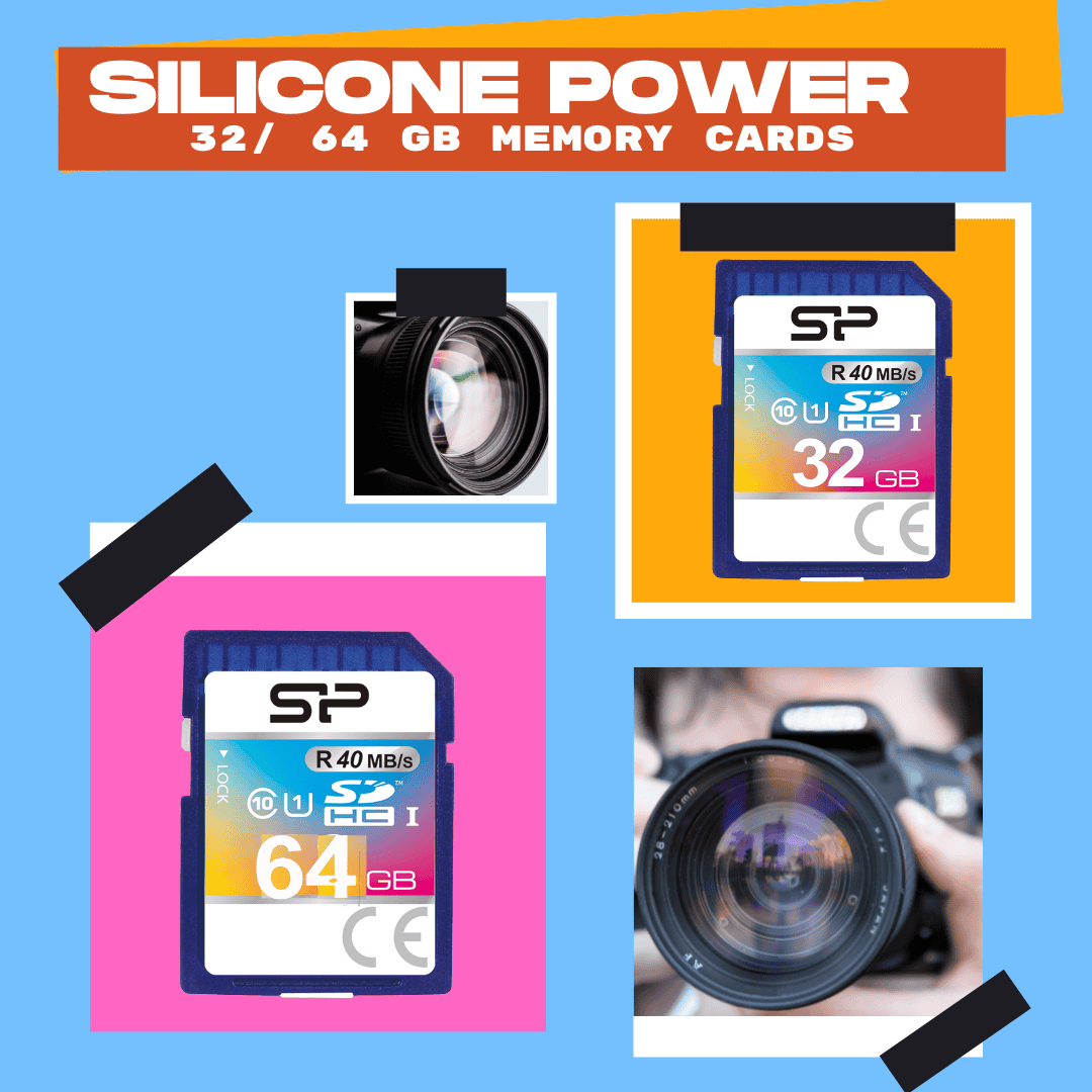 Silicon Power 32 and 64GB SD card