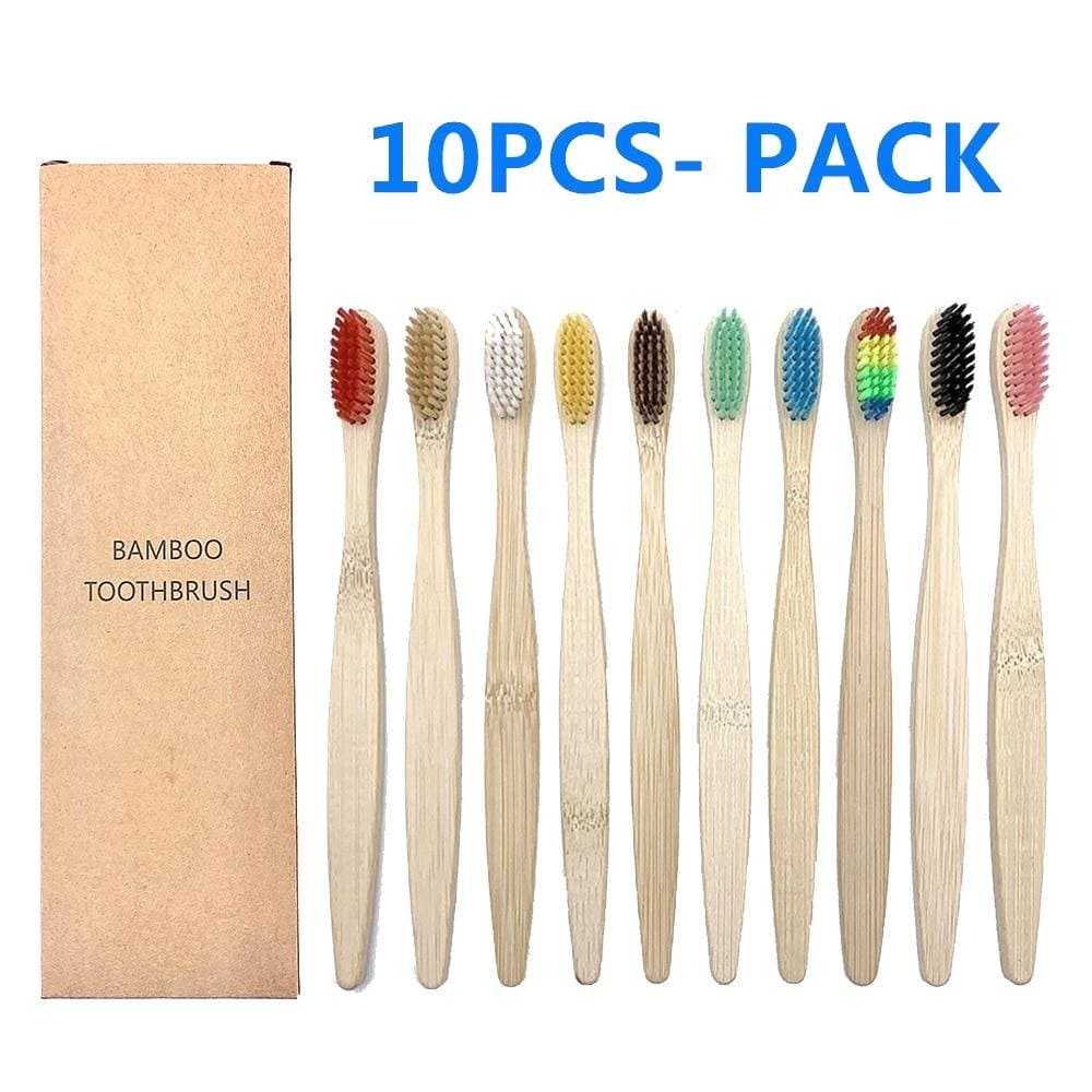 Colourful Bamboo Toothbrushes - McNasty StudiosToothbrushesMcNasty’s StudioHEALTH, ORAL HYGENE, self care