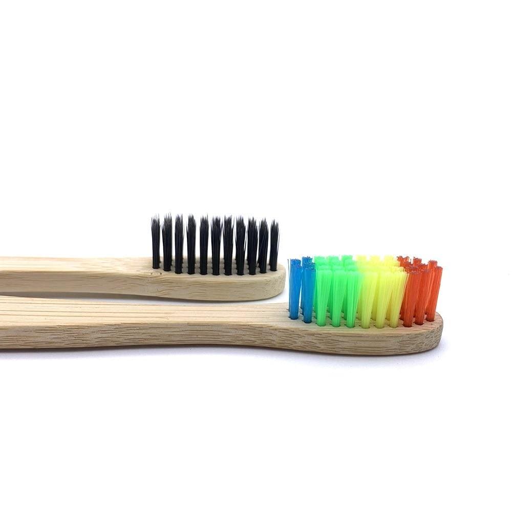 Colourful  Bamboo Toothbrushes - McNasty StudiosToothbrushesMcNasty’s StudioHEALTH, ORAL HYGENE, self care