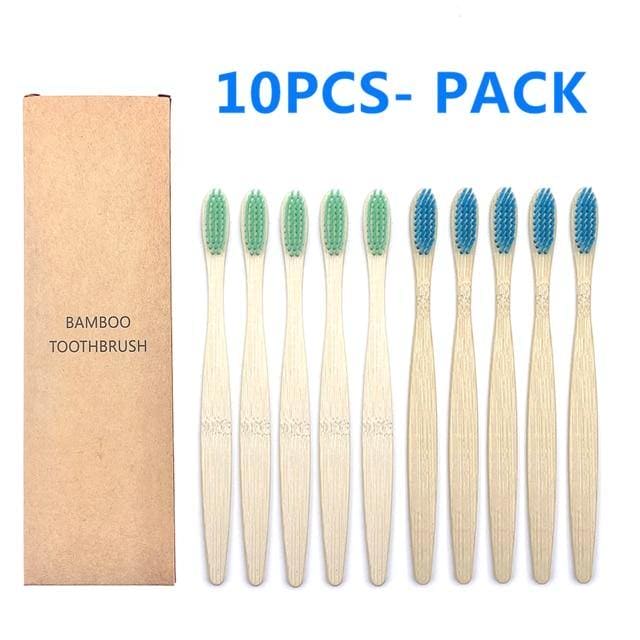 Colourful Bamboo Toothbrushes - McNasty StudiosToothbrushesMcNasty’s StudioHEALTH, ORAL HYGENE, self care