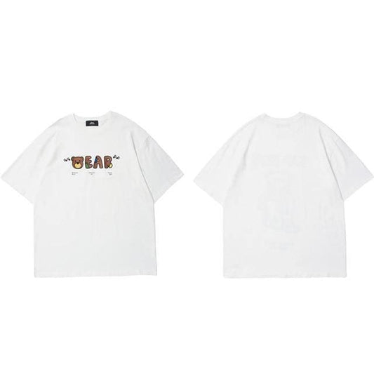 Embroidery Bear Tshirt - McNasty StudiosShirts & TopsMcNasty’s Studiobear, embroidery, shirt, sparklesleeve, tshirt, type
