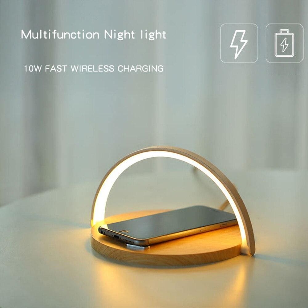 Fast Qi Wireless Charger - McNasty StudiosElectronicsMcNasty Studiosfast, lamp, Mobile Phone Accessories, phone, table, wireless, Wireless Chargers