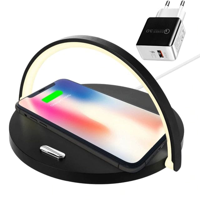 Fast Qi Wireless Charger - McNasty StudiosElectronicsMcNasty Studiosfast, lamp, Mobile Phone Accessories, phone, table, wireless, Wireless Chargers