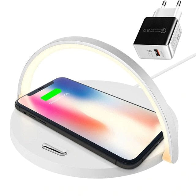 Fast Qi Wireless Charger - McNasty StudiosElectronicsMcNasty Studiosfast, lamp, Mobile Phone Accessories, phone, table, wireless, Wireless Chargers