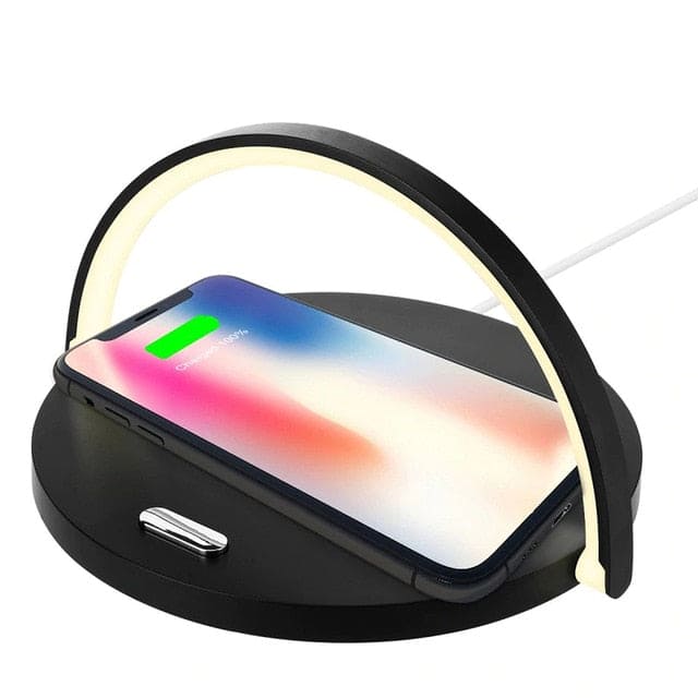 Fast Qi Wireless Charger - McNasty StudiosElectronicsMcNasty Studiosfast, lamp, Mobile Phone Accessories, phone, table, wireless, Wireless Chargers