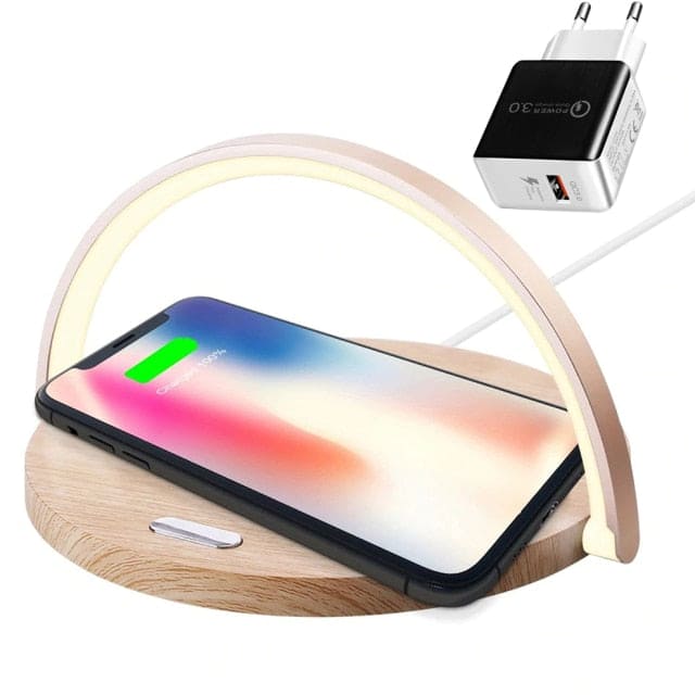 Fast Qi Wireless Charger - McNasty StudiosElectronicsMcNasty Studiosfast, lamp, Mobile Phone Accessories, phone, table, wireless, Wireless Chargers