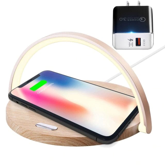 Fast Qi Wireless Charger - McNasty StudiosElectronicsMcNasty Studiosfast, lamp, Mobile Phone Accessories, phone, table, wireless, Wireless Chargers